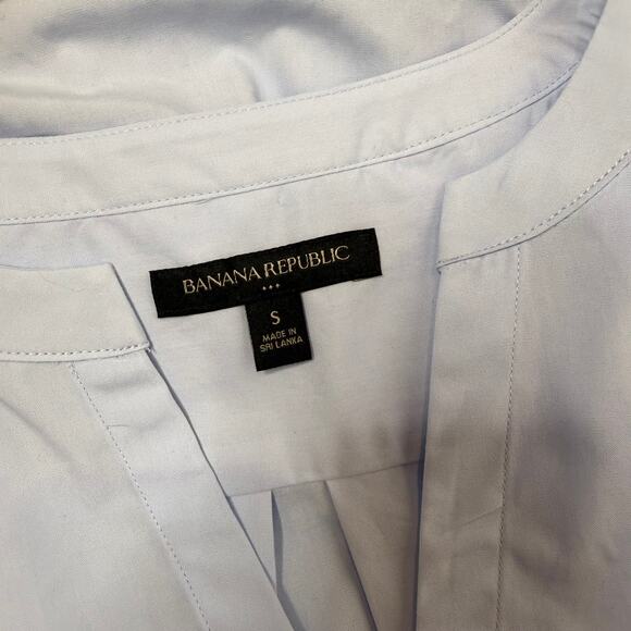 BANANA REPUBLIC Poplin Popover Blouse - Picture 3 of 3